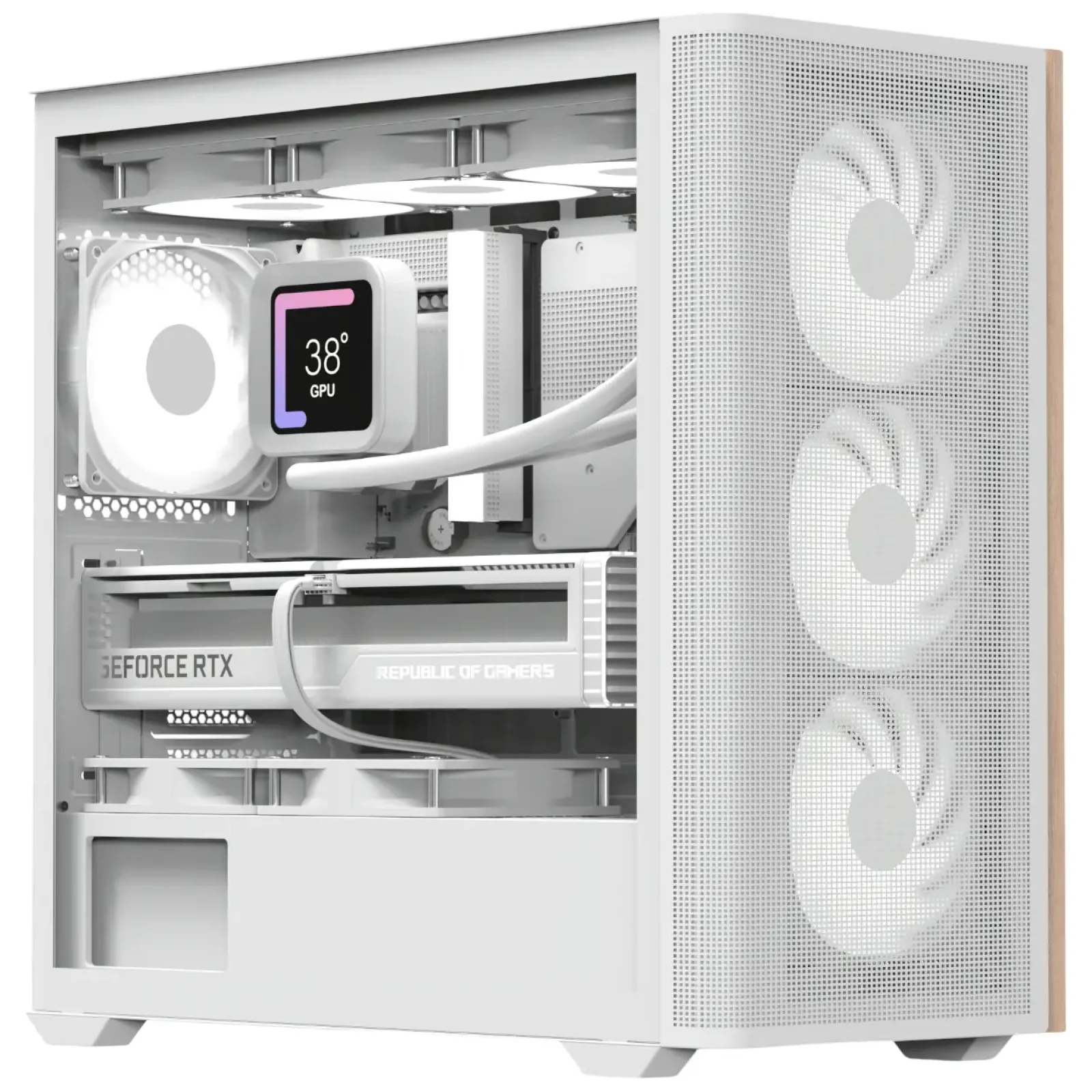 Корпус AeroCool D301A-G-WT-v2 (ACCS-DS03043.21) White без БЖ UA