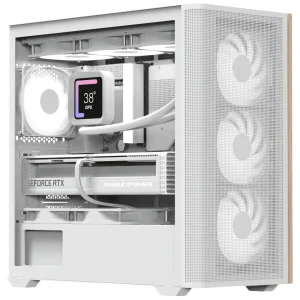 Корпус AeroCool D301A-G-WT-v2 (ACCS-DS03043.21) White без БЖ UA