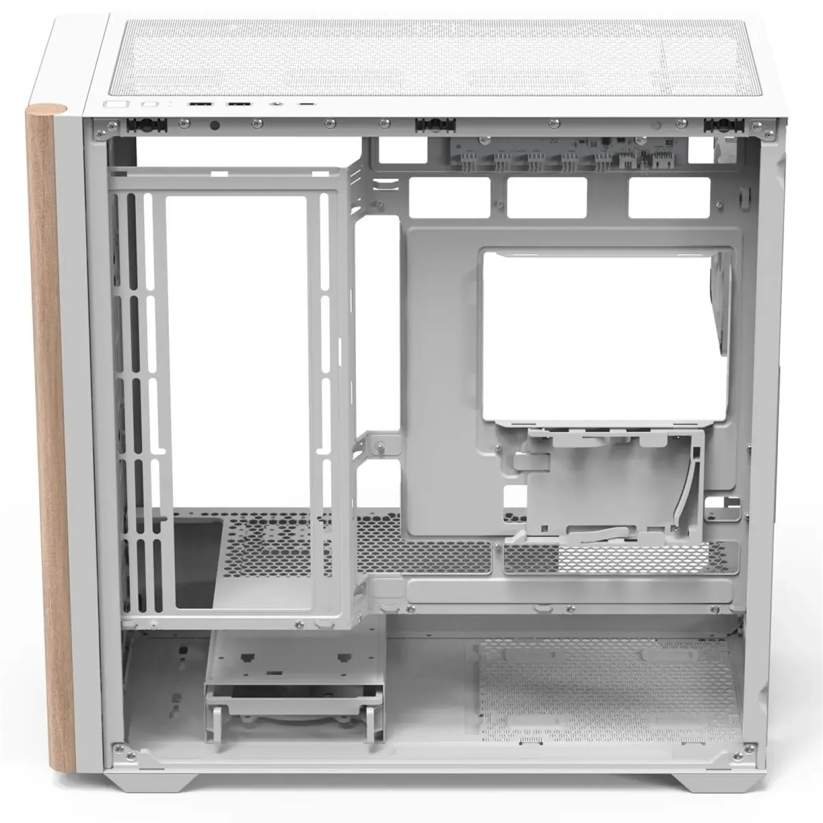 Корпус AeroCool D301A-G-WT-v2 (ACCS-DS03043.21) White без БЖ UA