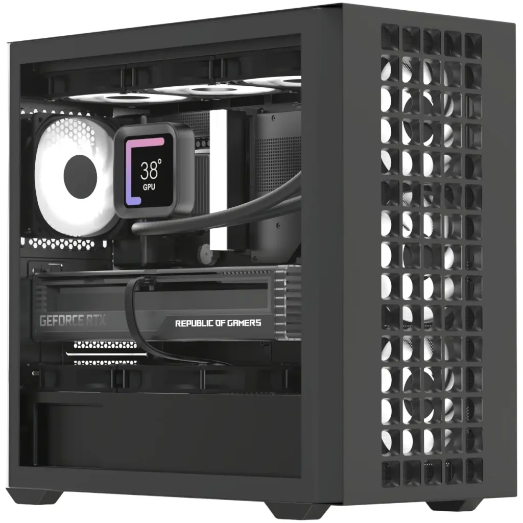 Корпус AeroCool D302A-G-BK-v1 (ACCS-DS04043.11) Black без БП UA