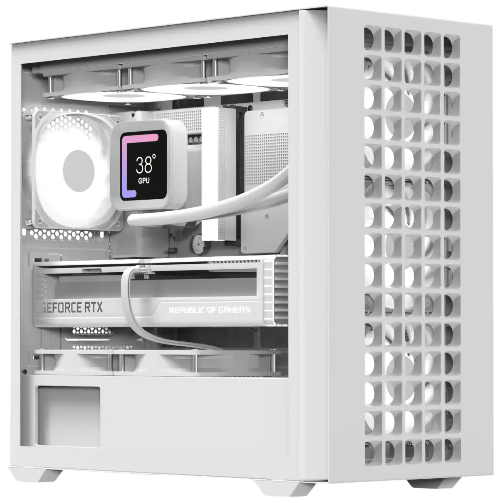 Корпус AeroCool D302A-G-WT-v1 (ACCS-DS04043.21) White без БЖ UA