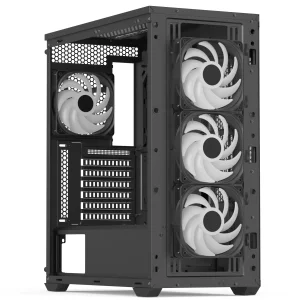 Корпус AeroCool D501A-G-BK-v2 (ACCM-DS01043.11) Black без БП UA