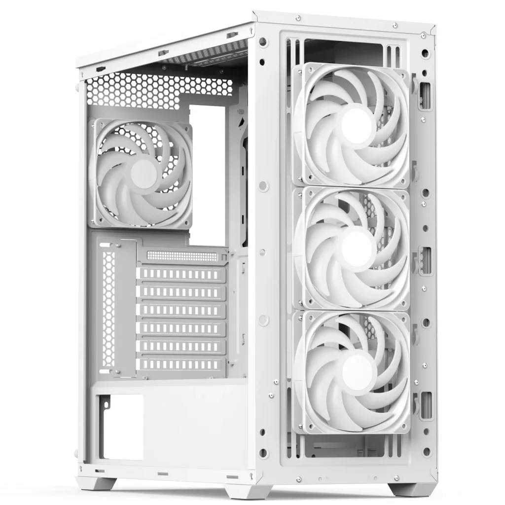 Корпус AeroCool D501A-G-WT-v2 (ACCM-DS01043.21) White без БЖ UA