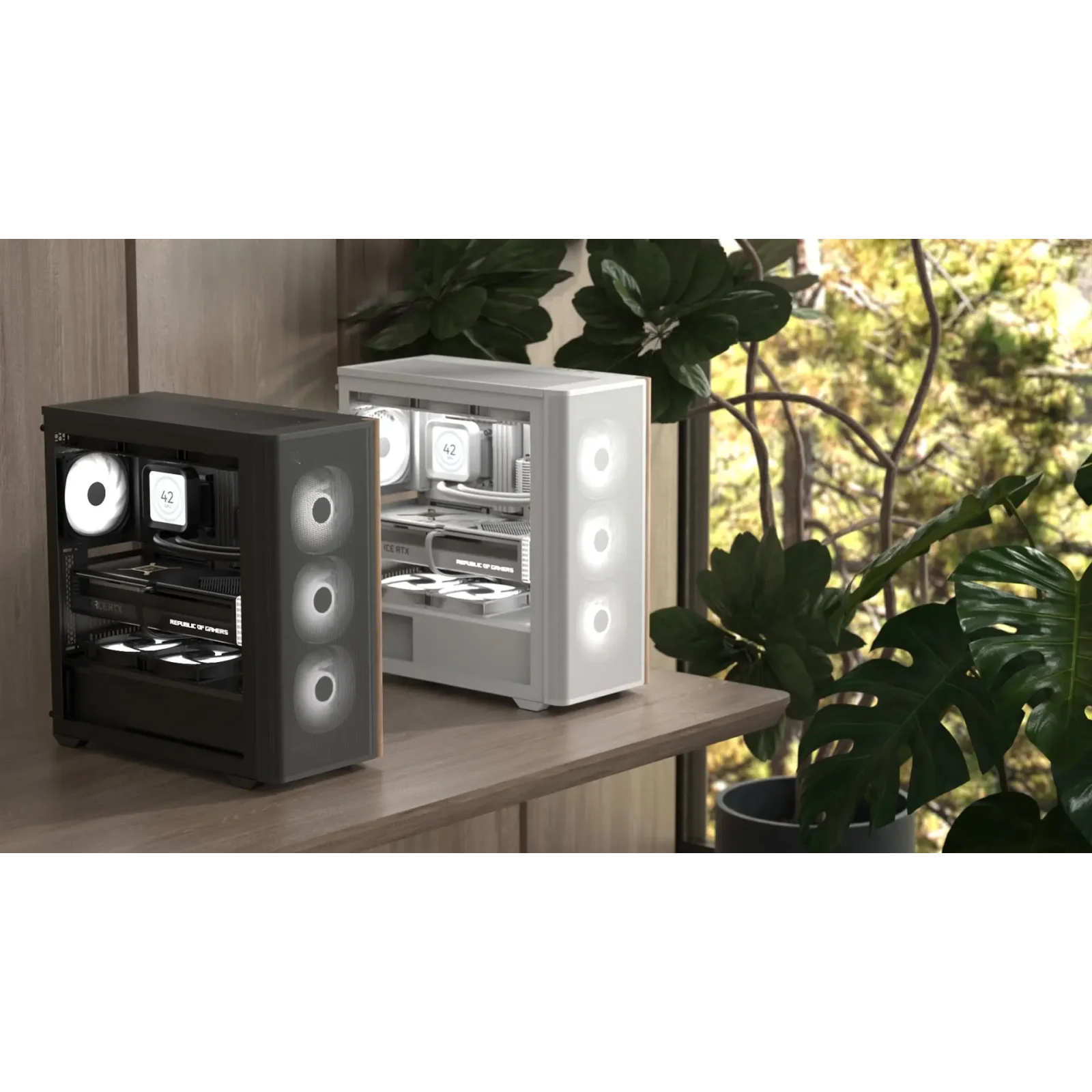 Корпус AeroCool D501A-G-WT-v2 (ACCM-DS01043.21) White без БЖ UA