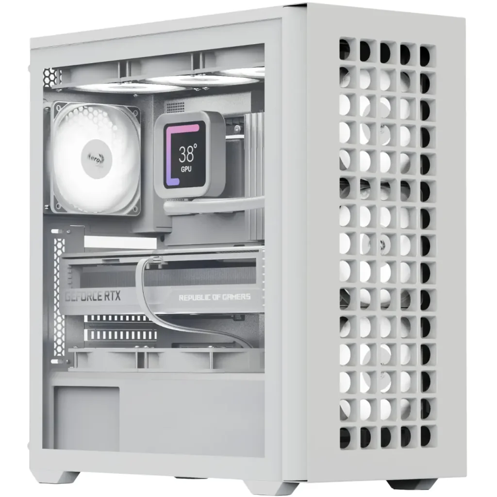 Корпус AeroCool D502A-G-WT-v1 (ACCM-DS02043.21) White без БЖ UA