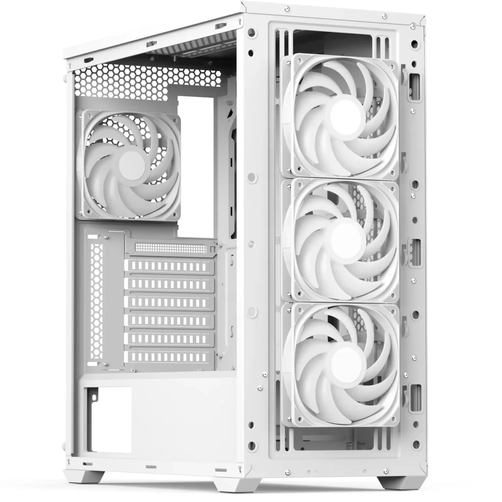 Корпус AeroCool D502A-G-WT-v1 (ACCM-DS02043.21) White без БЖ UA