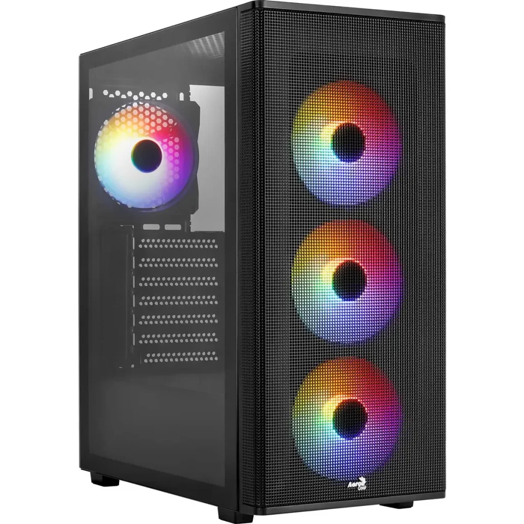 Корпус AeroCool Designer-G-BK-v2 (ACCM-ES05143.11) Black без БП UA
