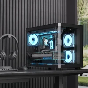 Корпус AeroCool P300C-G-BK-v1 (ACCS-PN02033.11) Black без БЖ UA