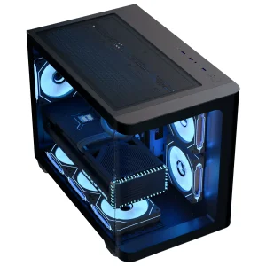 Корпус AeroCool P300C-G-BK-v1 (ACCS-PN02033.11) Black без БЖ UA