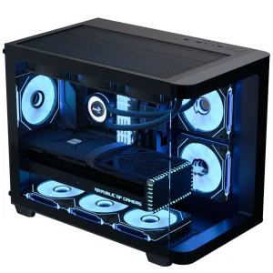 Корпус AeroCool P300C-G-BK-v1 (ACCS-PN02033.11) Black без БЖ UA