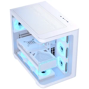 Корпус AeroCool P500C-G-WT-v1 (ACCM-PN01043.21) White без БП UA