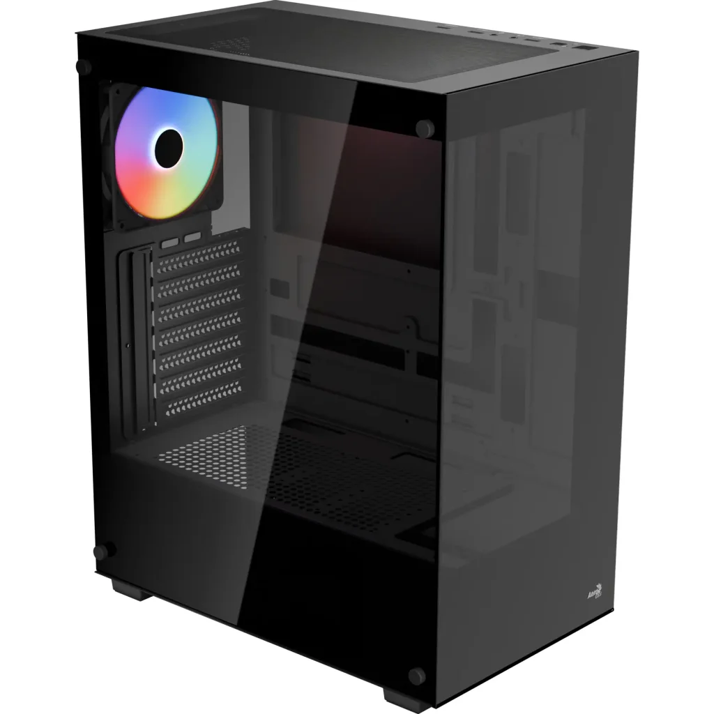 Корпус AeroCool Pivot-G-BK-v1 (ACCM-ES08013.11) Black без БП UA