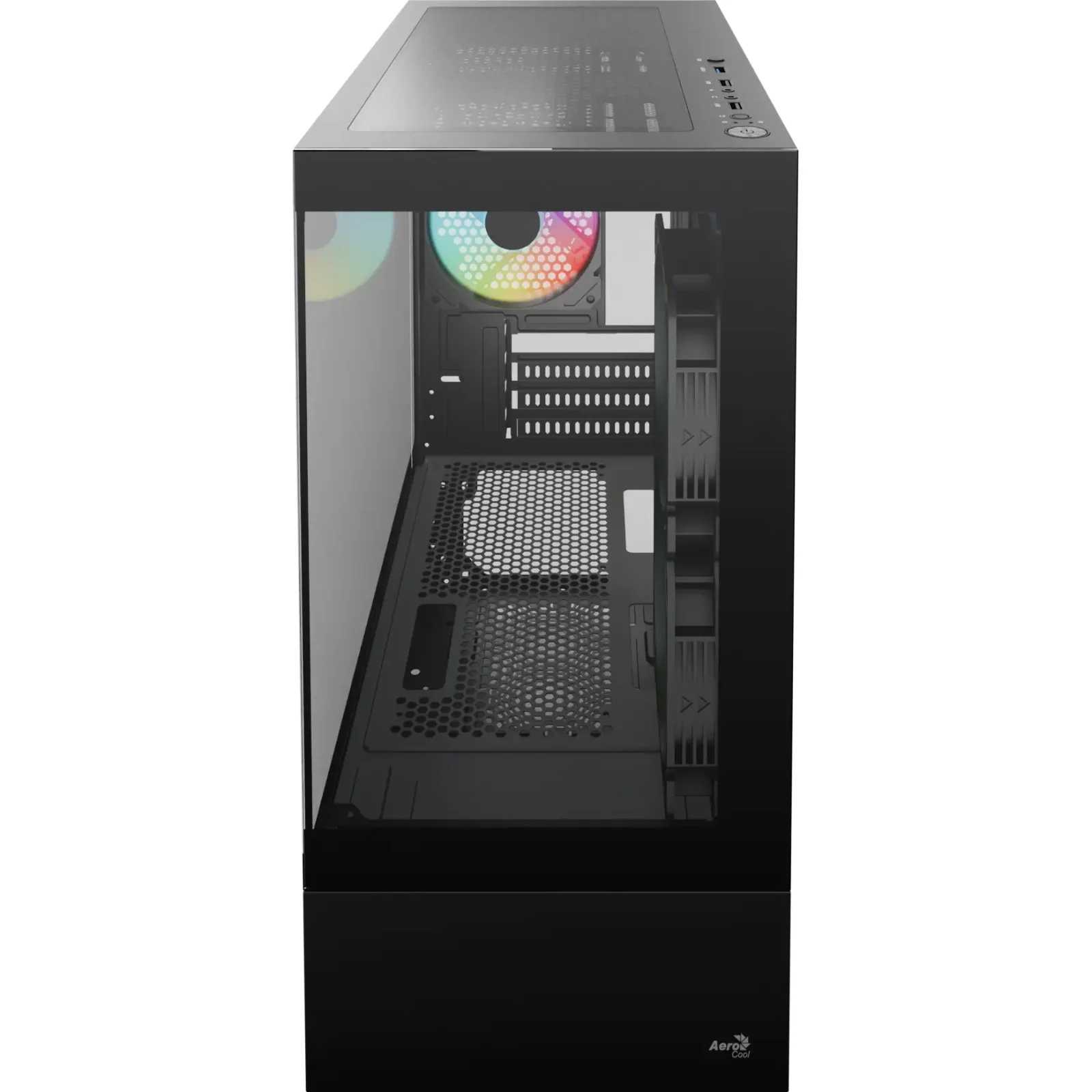 Корпус AeroCool Viewport Mini-G-BK-v2 (ACCM-ES09133.11) Black без БП UA
