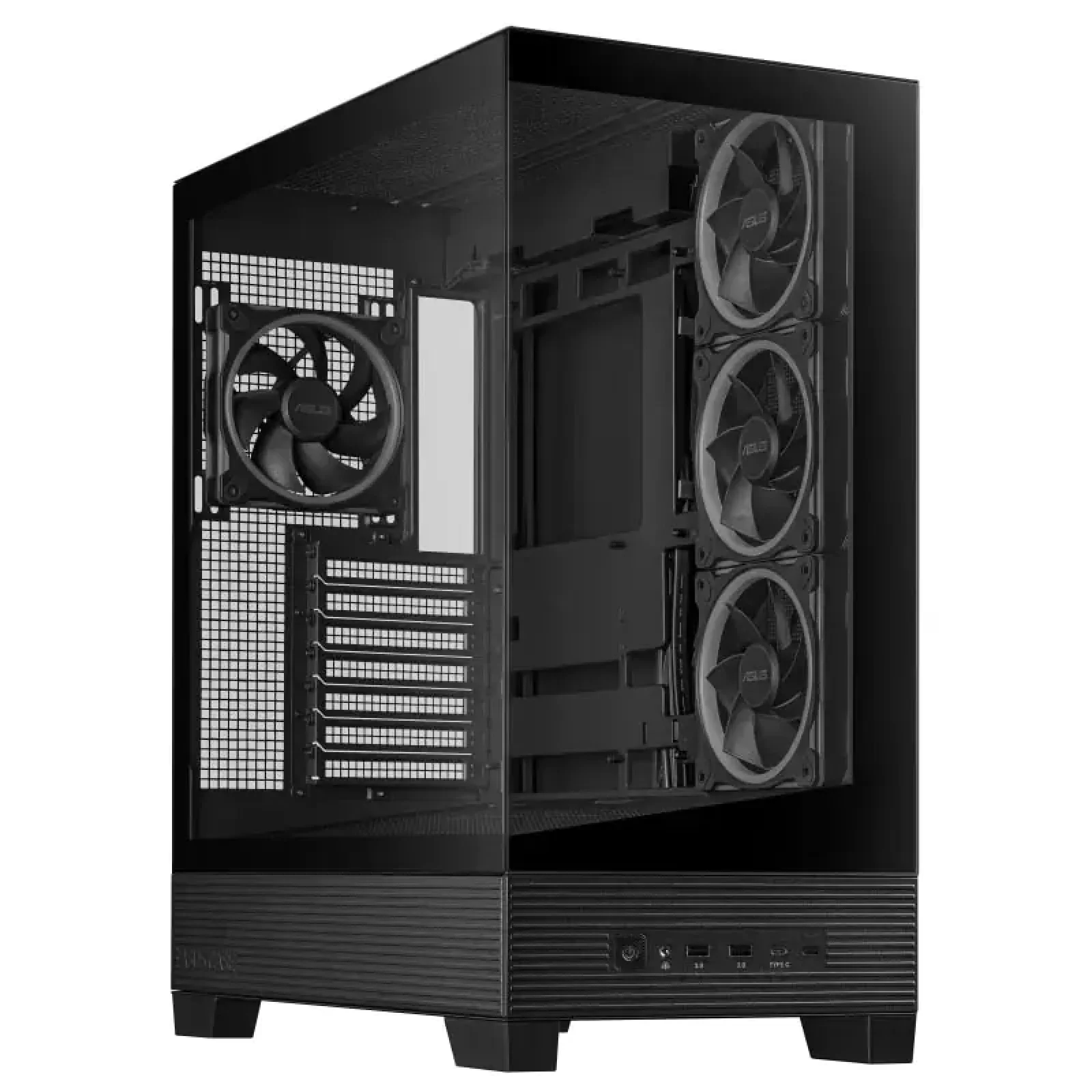 Корпус Asus A31 Plus Black Tempered Glass без БП (90DC00R0-B19000) UA
