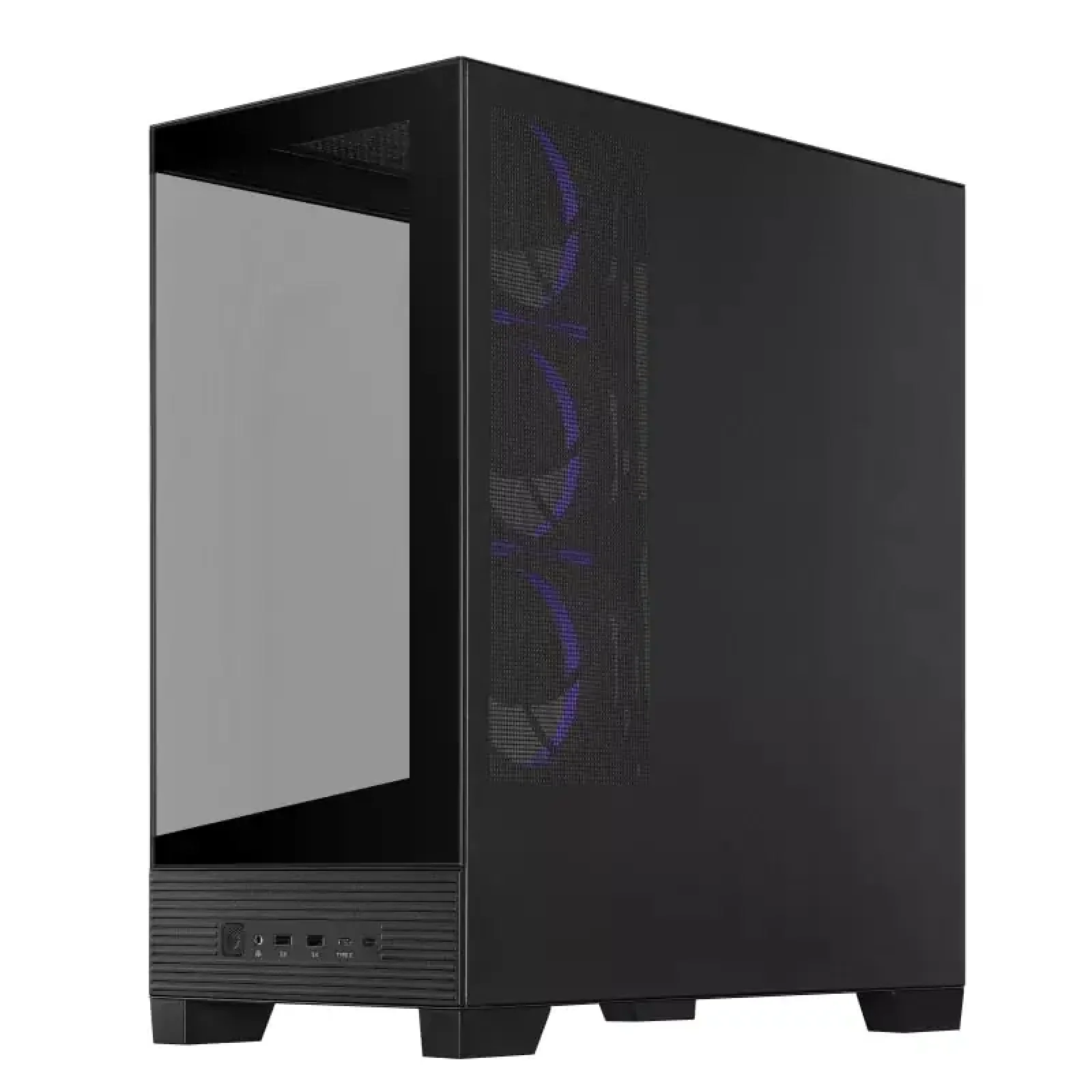 Корпус Asus A31 Plus Black Tempered Glass без БП (90DC00R0-B19000) UA