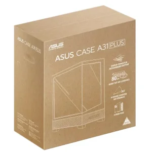 Корпус Asus A31 Plus White Tempered Glass без БП (90DC00R3-B19000) UA