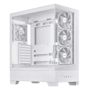 Корпус Asus A31 Plus White Tempered Glass без БП (90DC00R3-B19000) UA