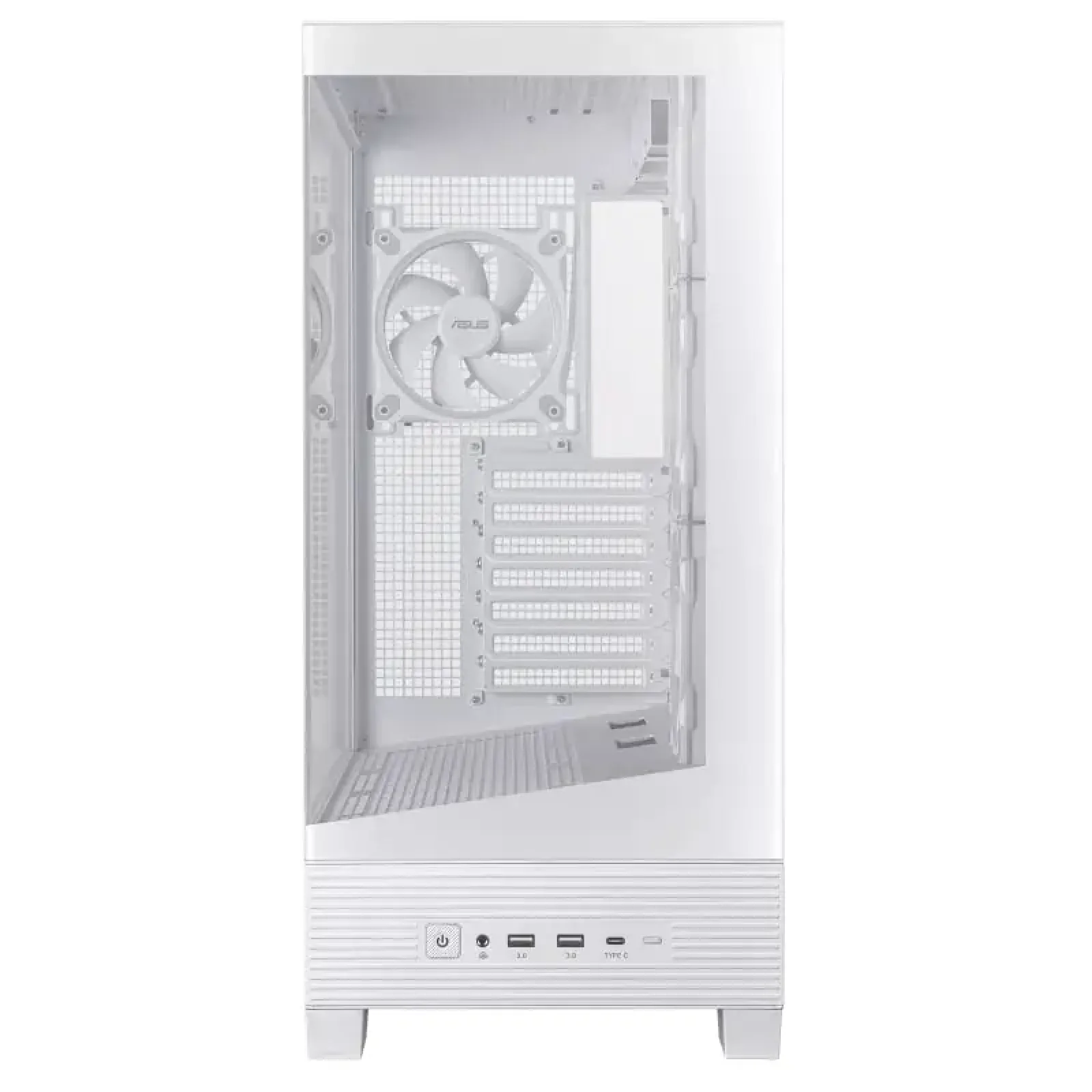 Корпус Asus A31 Plus White Tempered Glass без БП (90DC00R3-B19000) UA