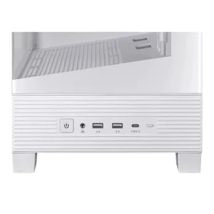 Корпус Asus A31 Plus White Tempered Glass без БП (90DC00R3-B19000) UA
