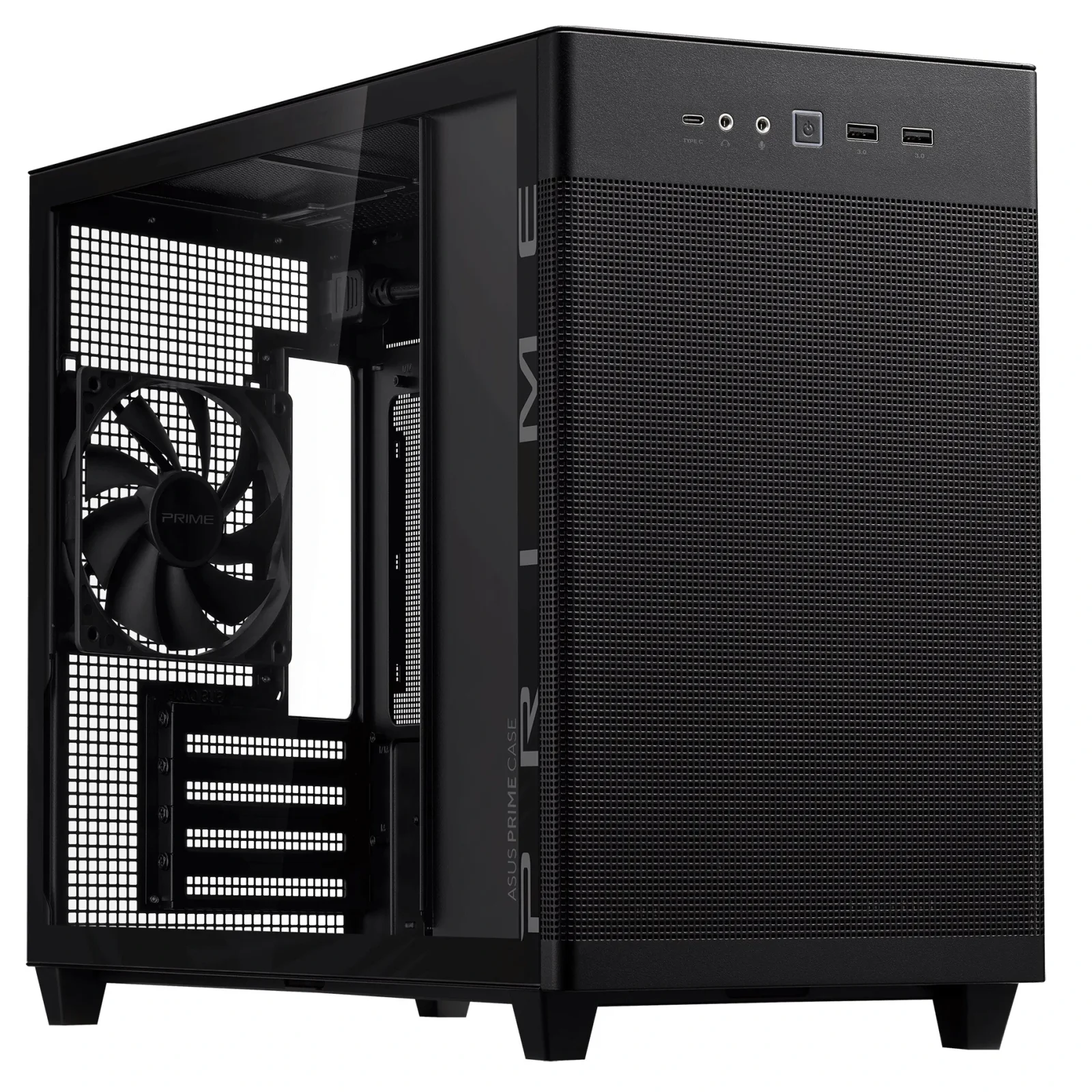 Корпус Asus Prime AP201 Black Tempered Glass без БП (90DC00G0-B39010) UA