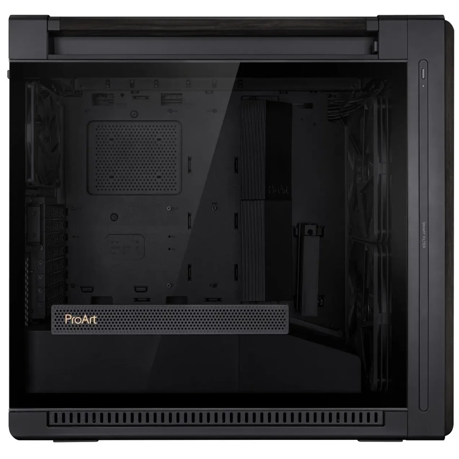 Корпус Asus ProArt PA602 Wood Edition Tempered Glass без БЖ (90DC00J0-B09020) UA