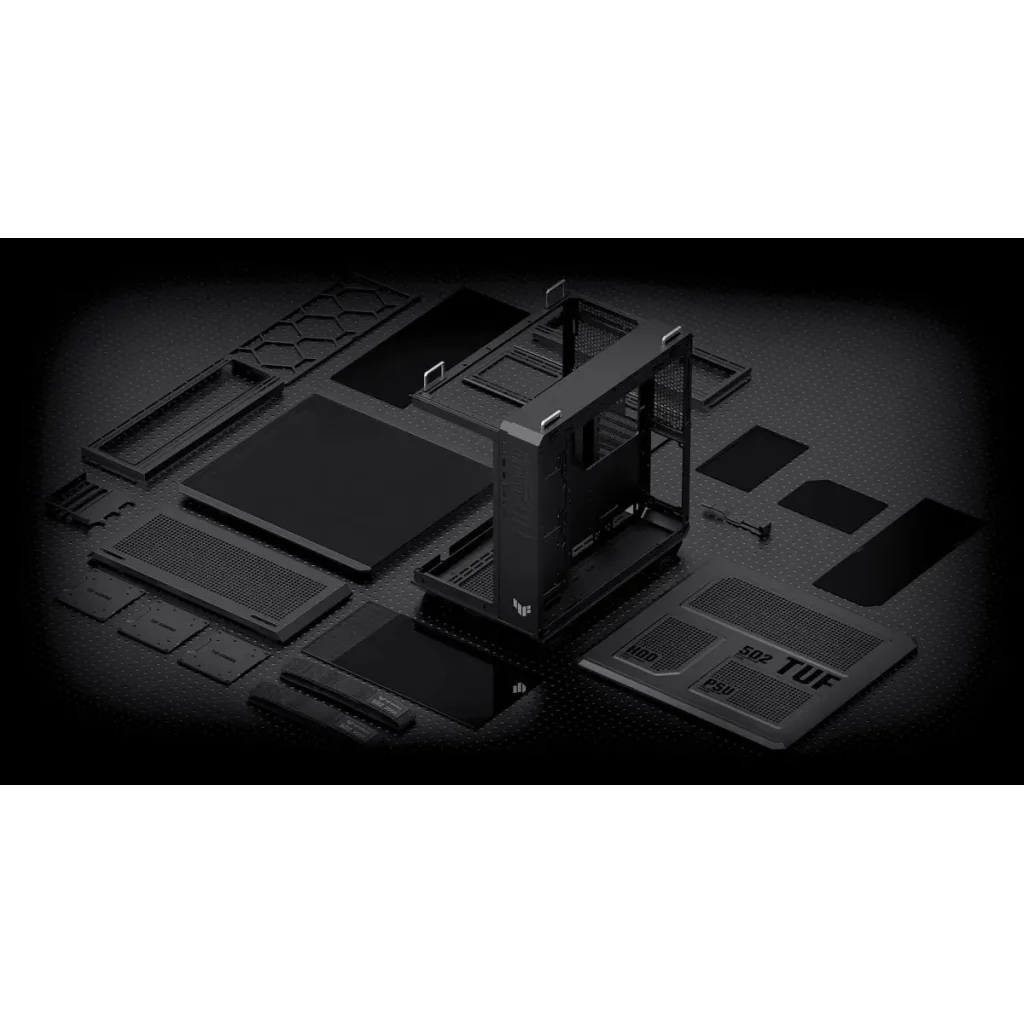 Корпус Asus TUF Gaming GT502 Horizon Black без БЖ (90DC0090-B19020) UA
