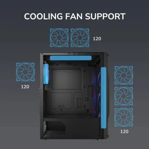Корпус Cougar MX110 RGB Black без БП UA