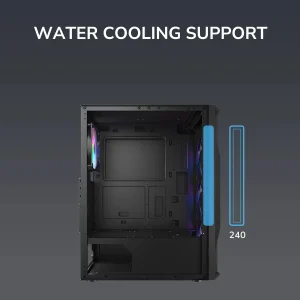 Корпус Cougar MX110 RGB Black без БП UA