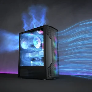 Корпус Cougar MX110 RGB Black без БП UA