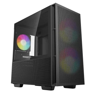 Корпус DeepCool CH360 Black (R-CH360-BKAPE3-G-1) без БЖ UA