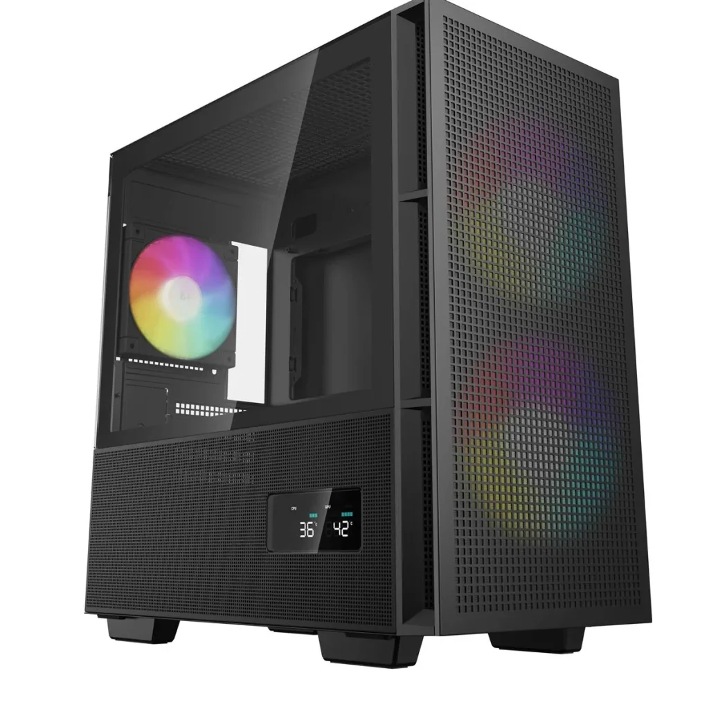Корпус DeepCool CH360 Digital Black (R-CH360-BKAPE3D-G-1) без БЖ UA