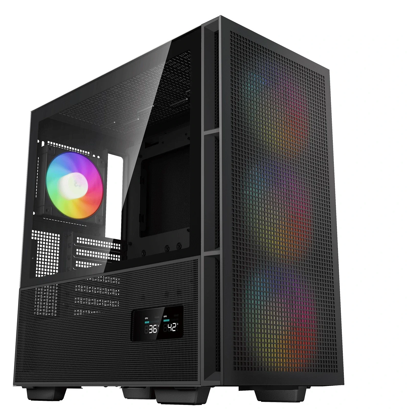 Корпус DeepCool CH560 Digital Black (R-CH560-BKAPE4D-G-1) без БП UA