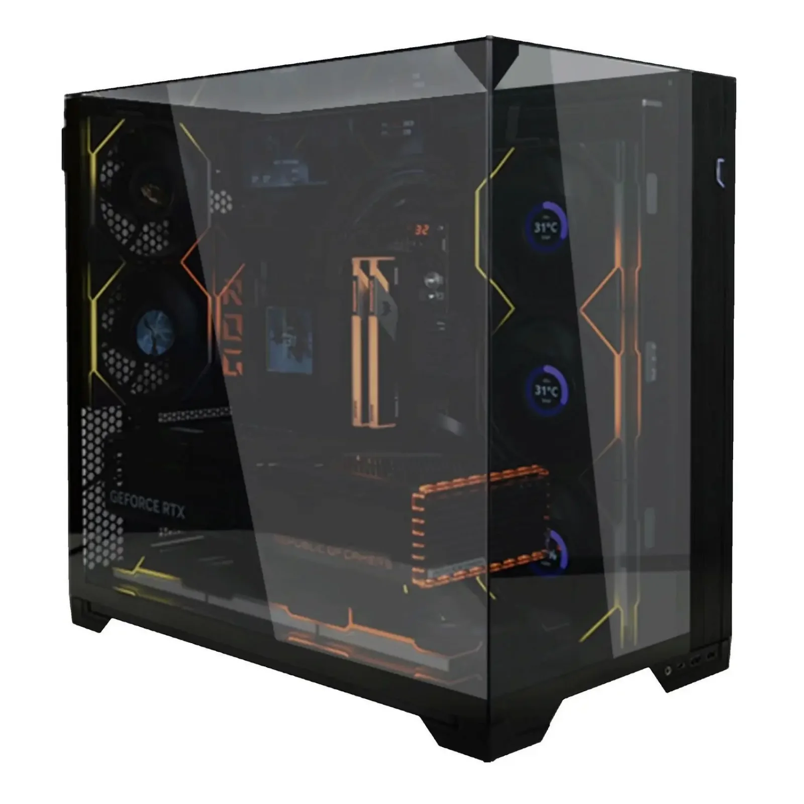 Корпус Lian Li O11 Vision Compact Black Без БЖ (G99.O11VPX.00) UA