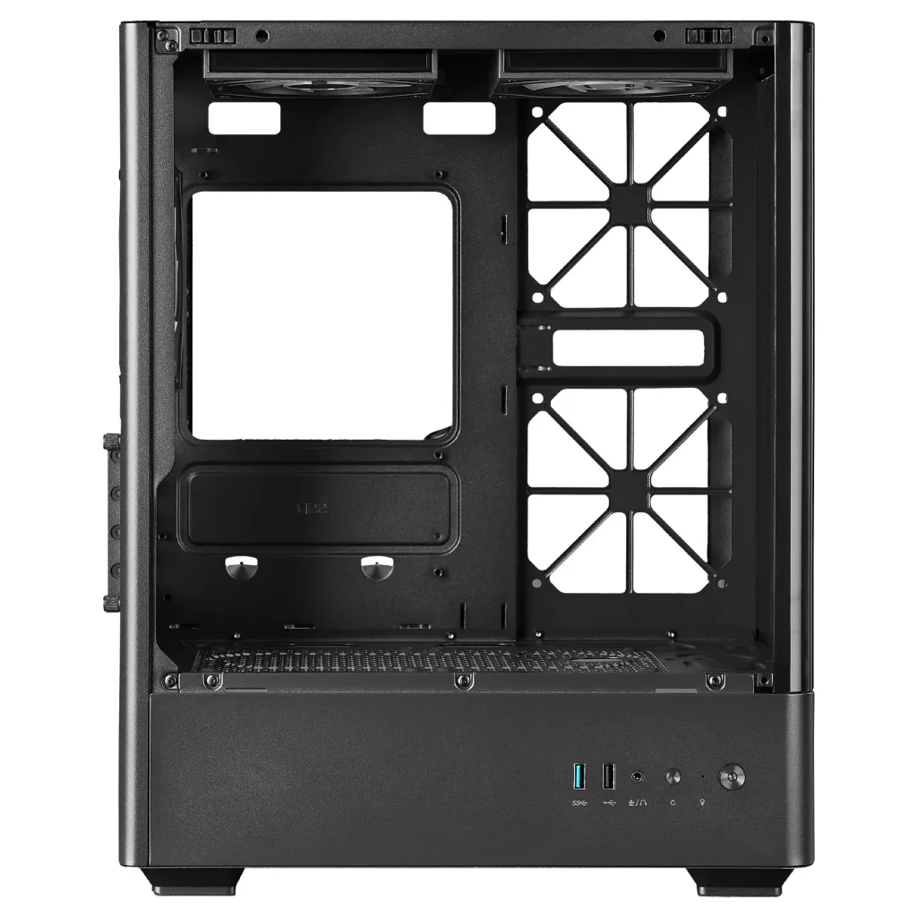 Корпус Prologix Lumi GM-01AB Glass Black UA