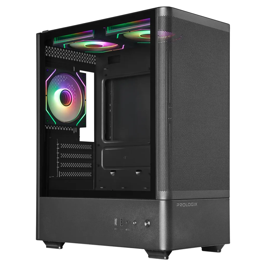 Корпус Prologix Lumi GM-01MAB Mesh Black UA