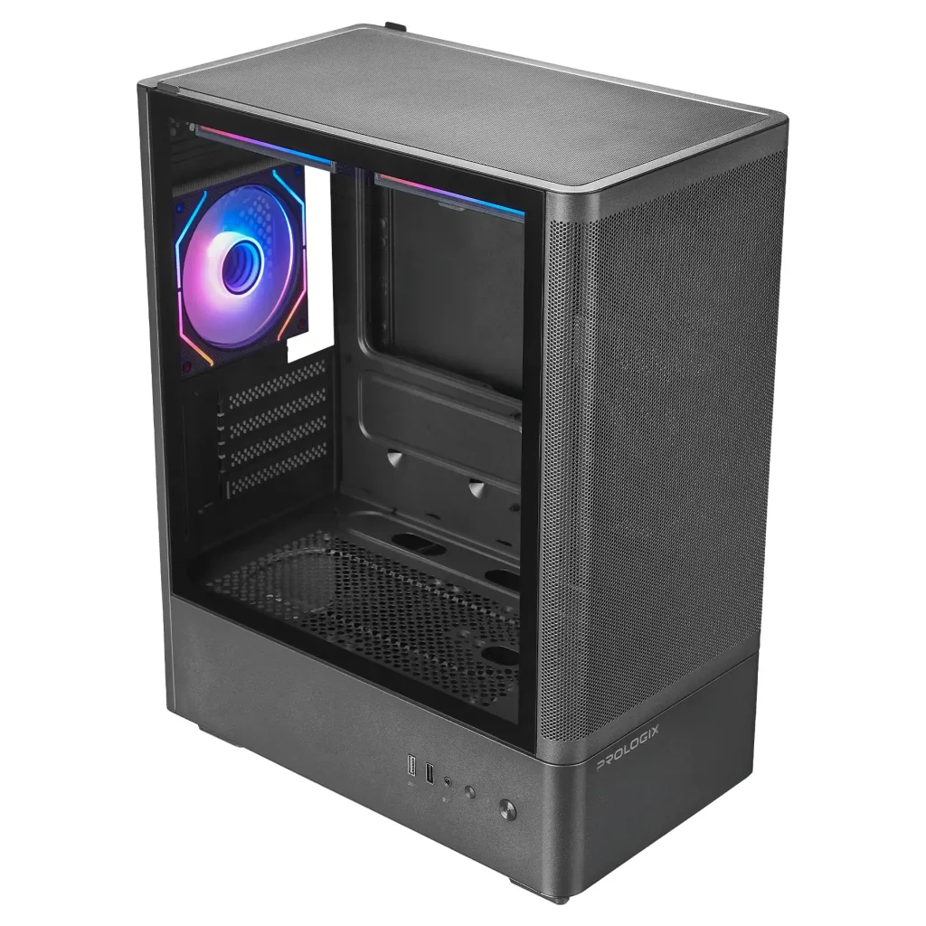 Корпус Prologix Lumi GM-01MAB Mesh Black UA