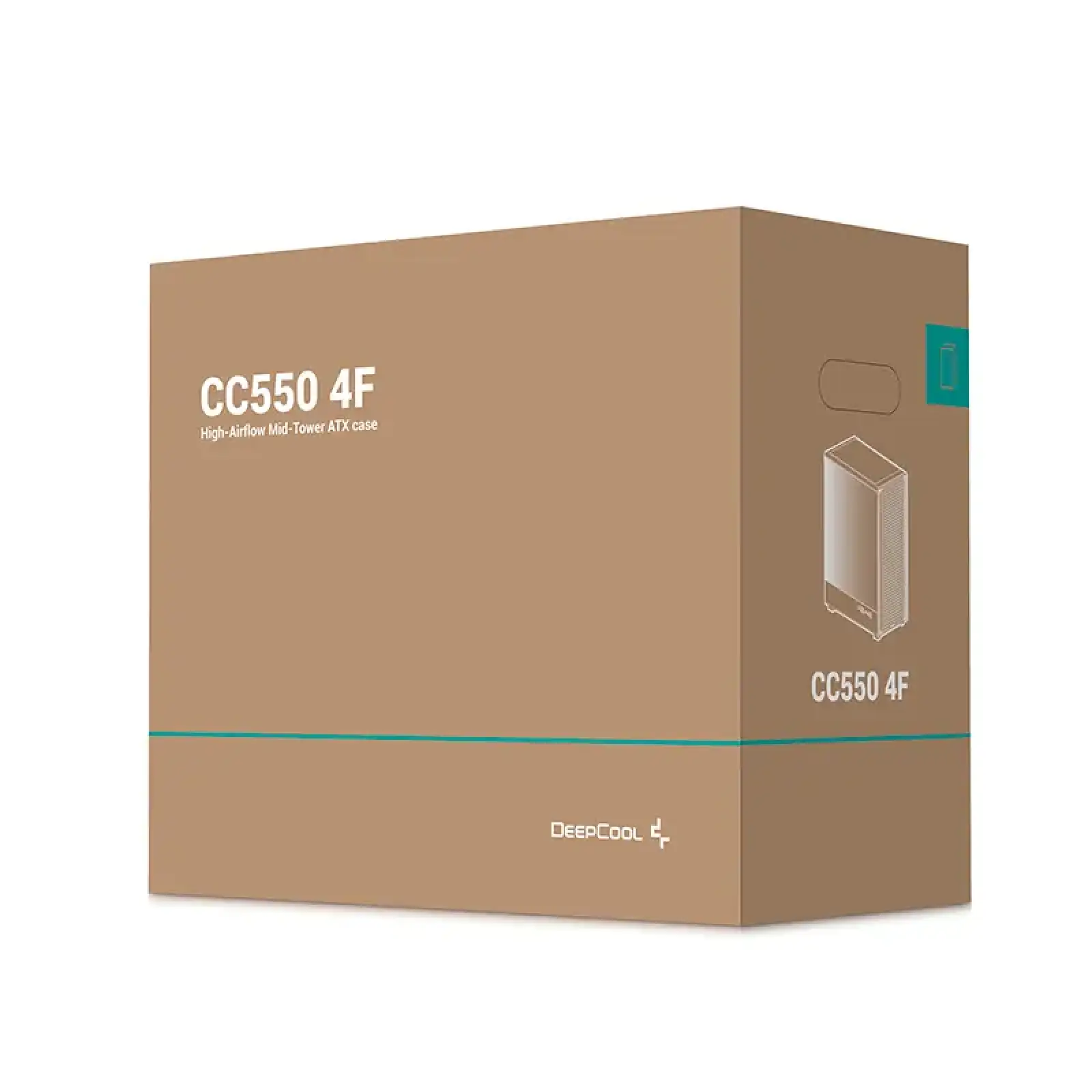 Корпус DeepCool CC550 4F Black (R-CC550BKANA4-G) UA