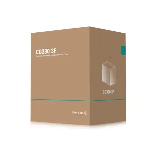 Корпус DeepCool CG330 3F Black (R-CG330-BKNGM3-G) без БЖ UA