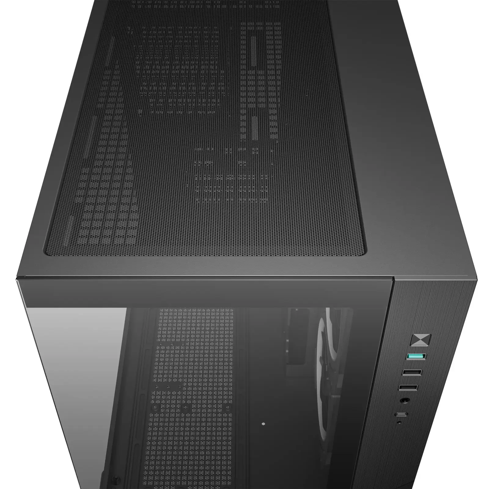 Корпус DeepCool CG330 3F Black (R-CG330-BKNGM3-G) без БЖ UA