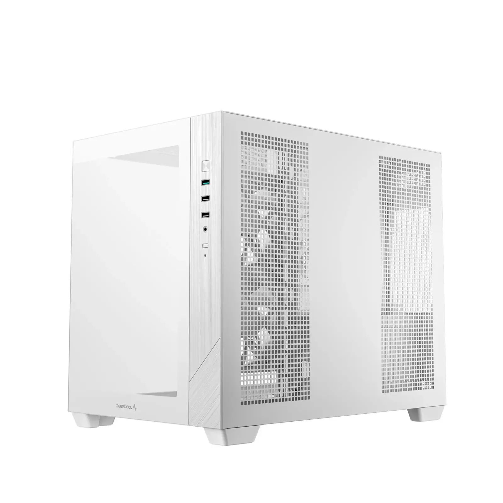 Корпус DeepCool CG330 3F White (R-CG330-WHNGM3-G) без БЖ UA