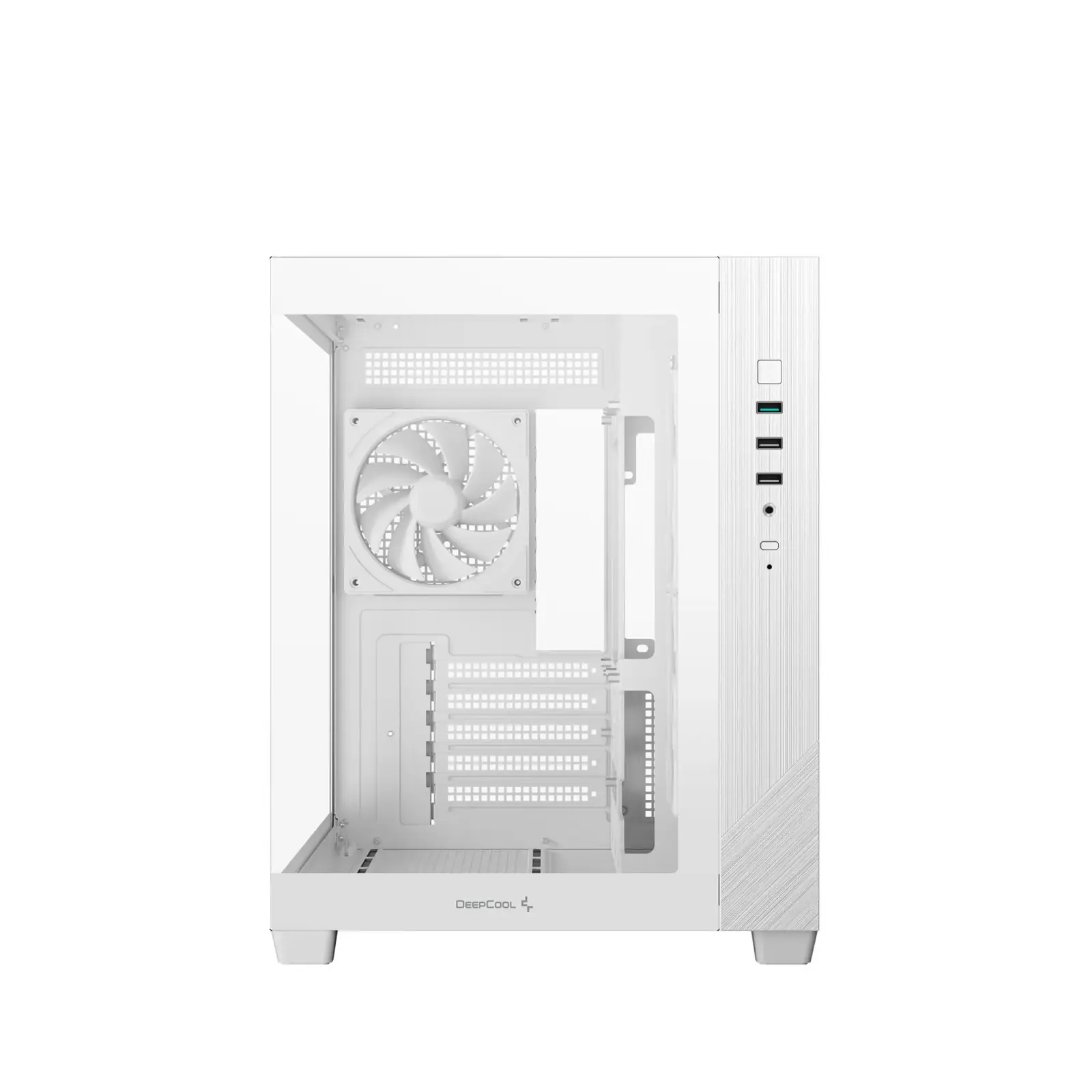 Корпус DeepCool CG330 3F White (R-CG330-WHNGM3-G) без БЖ UA