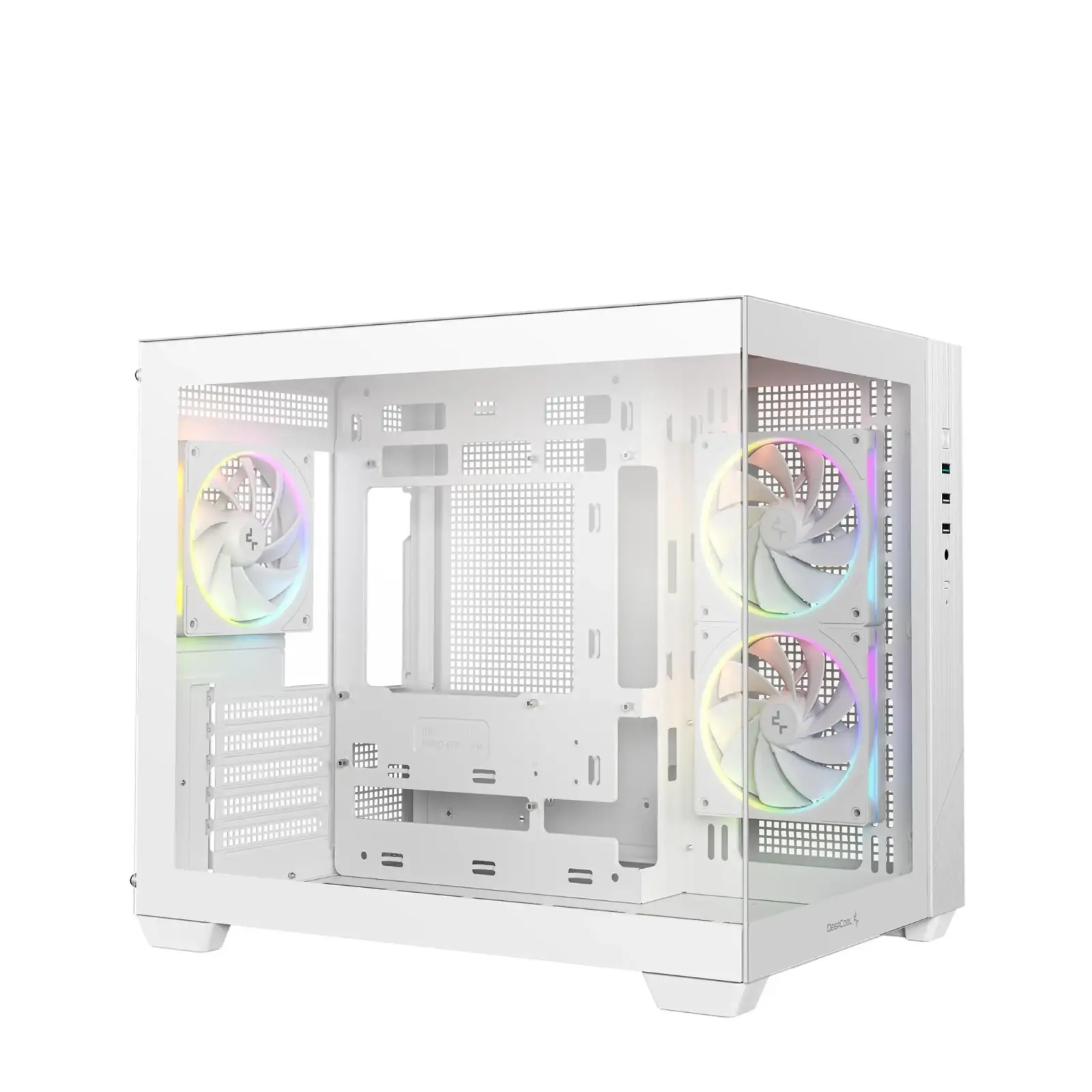 Корпус DeepCool CG330 3F White (R-CG330-WHNGM3-G) без БЖ UA