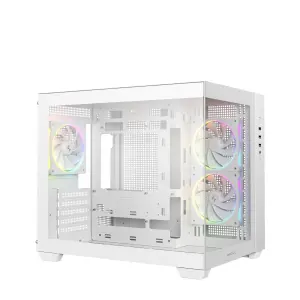 Корпус DeepCool CG330 3F White (R-CG330-WHNGM3-G) без БЖ UA