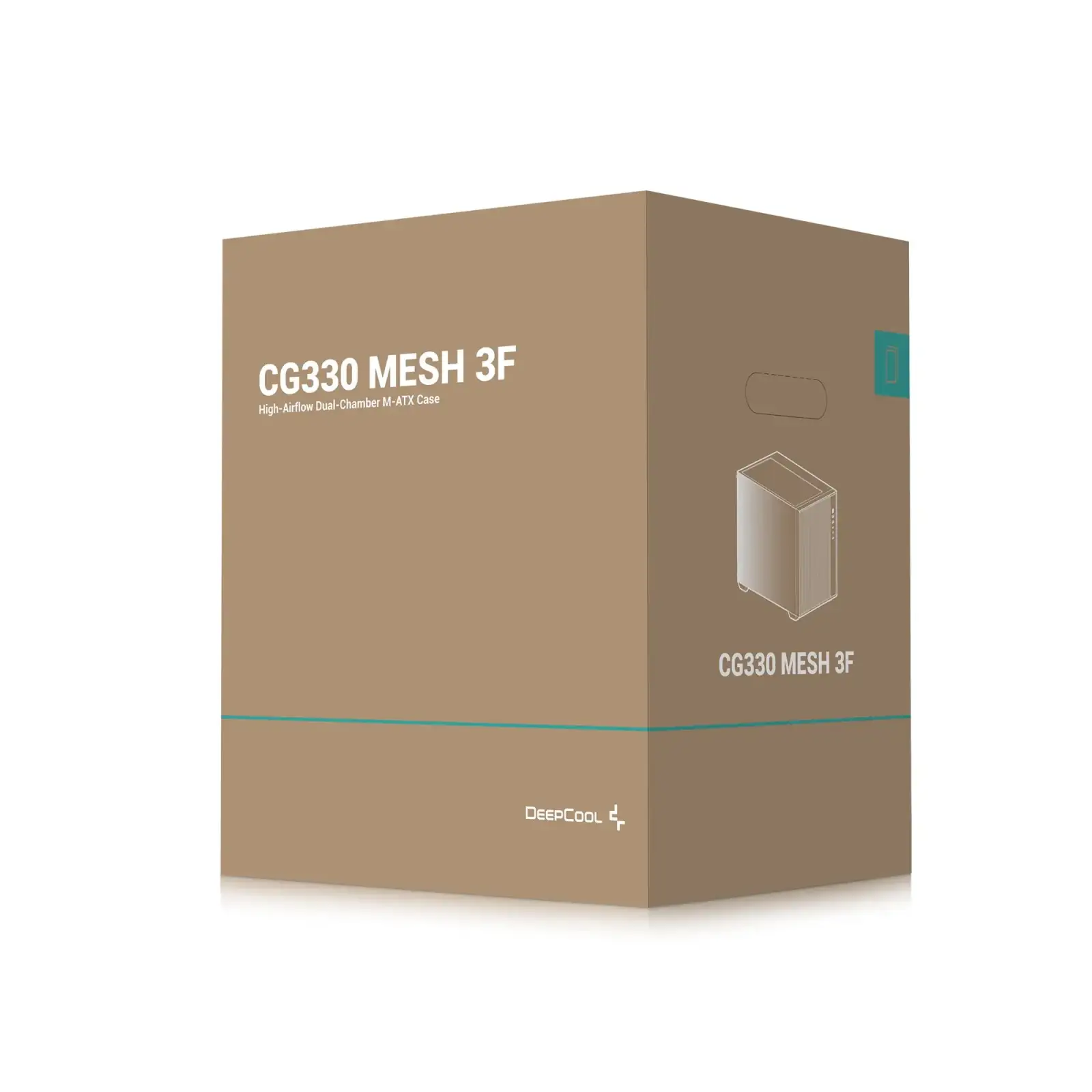Корпус DeepCool CG330 Mesh 3F Black (R-CG330MESH-BKANM3-G) UA