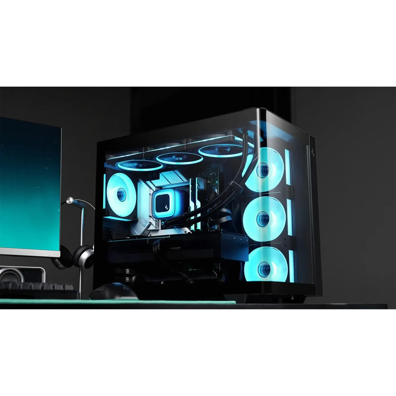 Корпус DeepCool CG530U 4F Black (R-CG530U-BKAGA4-G) без БЖ UA