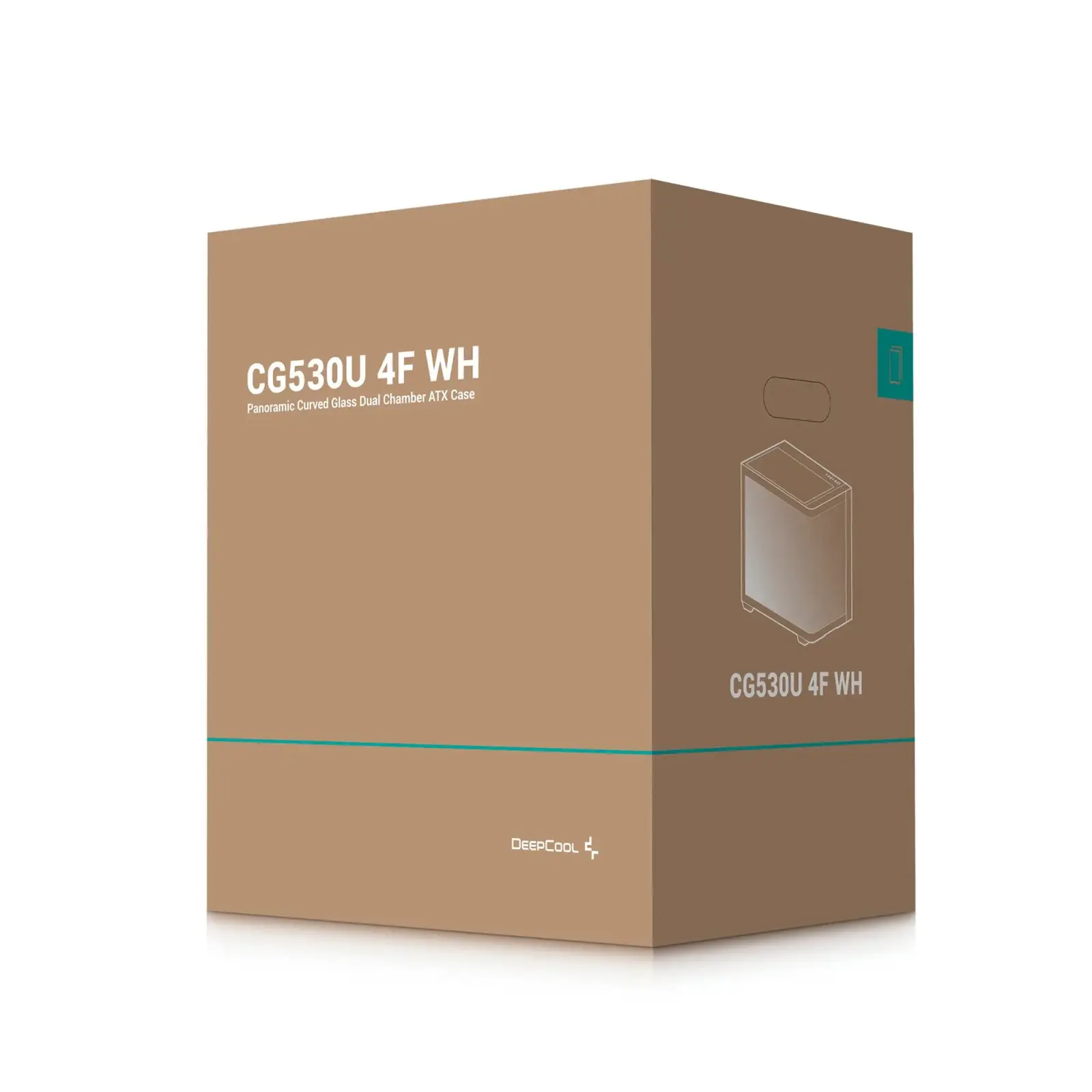 Корпус DeepCool CG530U 4F White (R-CG530U-WHAGA4-G) без БЖ UA