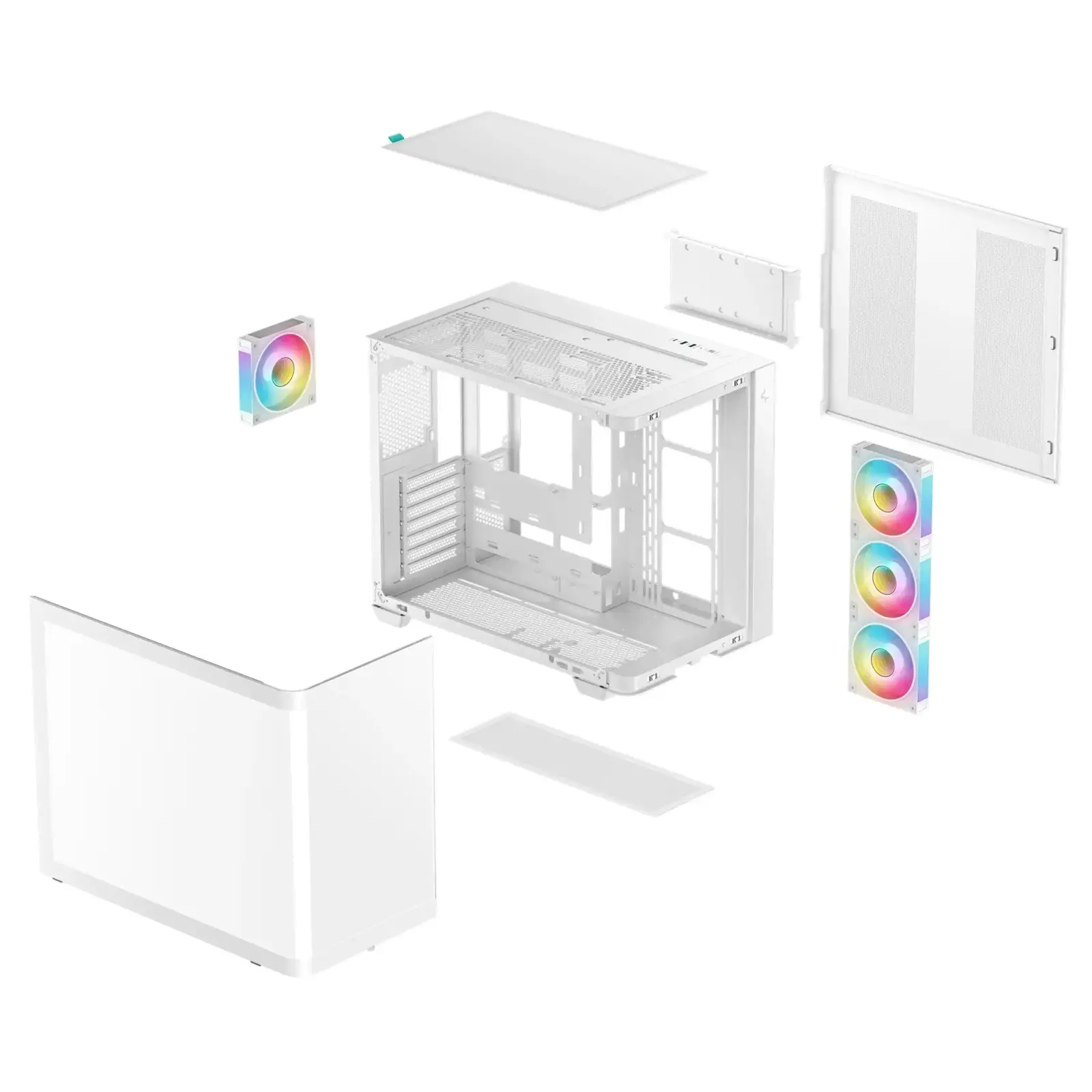 Корпус DeepCool CG530U 4F White (R-CG530U-WHAGA4-G) без БЖ UA