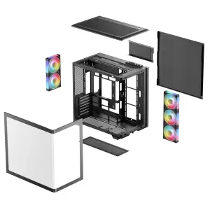 Корпус DeepCool CG590U 5F Black (R-CG590U-BKAGA5-G) UA
