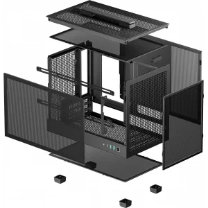 Корпус DeepCool CH160 Mesh Black (R-CH160-BKNMI0-G-1) без БП UA
