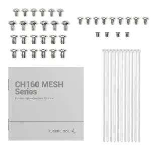 Корпус DeepCool CH160 Mesh White (R-CH160-WHNMI0-G-1) без БП UA